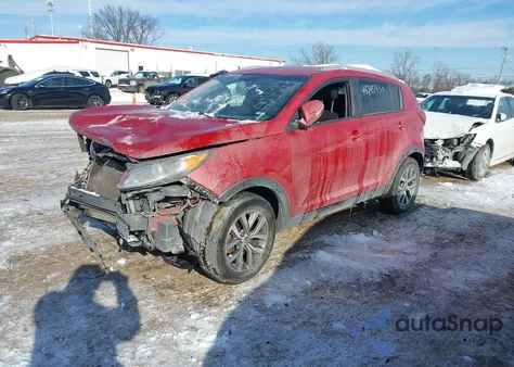 2014 Kia Sportage Lx z USA, uszkodzony, nr VIN KNDPB3AC7E7658545